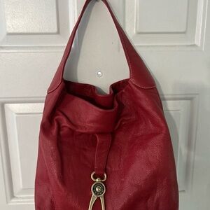 Red Leather Women's Bag
